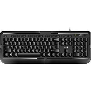 GENIUS toetsenbord + muis KB-118, toetsenbord US, klassiek, waterdicht rodzaj bedraad (USB), zwart