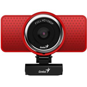 Genius ECam 8000 webcam 2 MP pixels USB Rood (2 Mpx), Webcam, Rood
