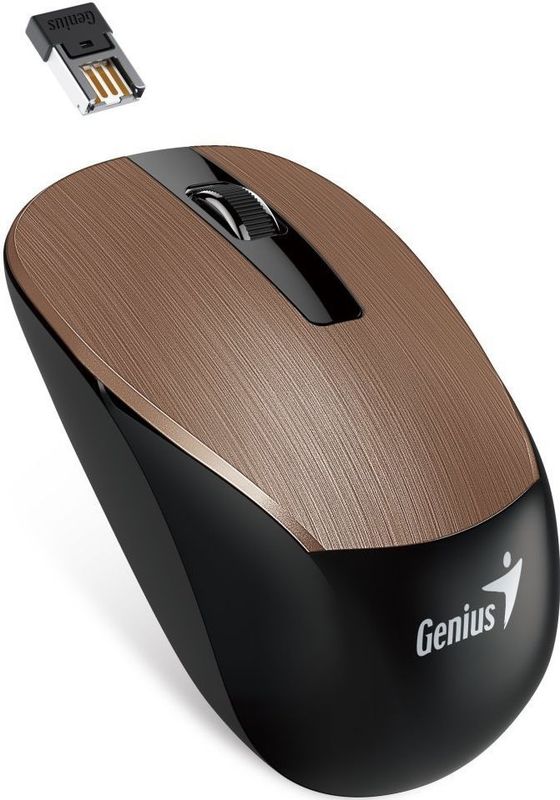 Genius - NX-7015V2 - Muis - Rosy Brown - Optische Blue-Eye Sensor - 1600dpi