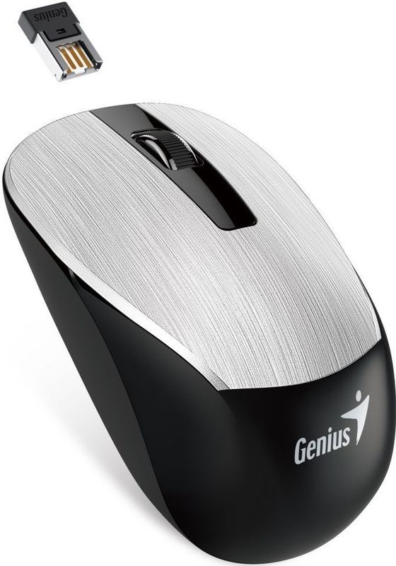 Genius - NX-7015V2 - Muis - Silver - Draadloos - 1600dpi