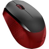 GENIUS muis muis NX-8000S, 1600DPI, 2.4 [GHz], optisch, 3kl., draadloos USB, zwart-rood, AA