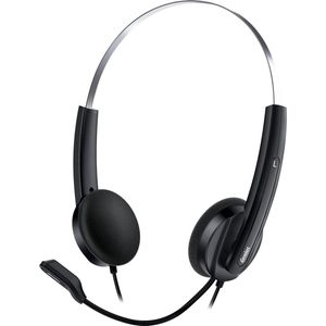 Genius - HS-220U - Kantoorheadset - Zwart - USB-A