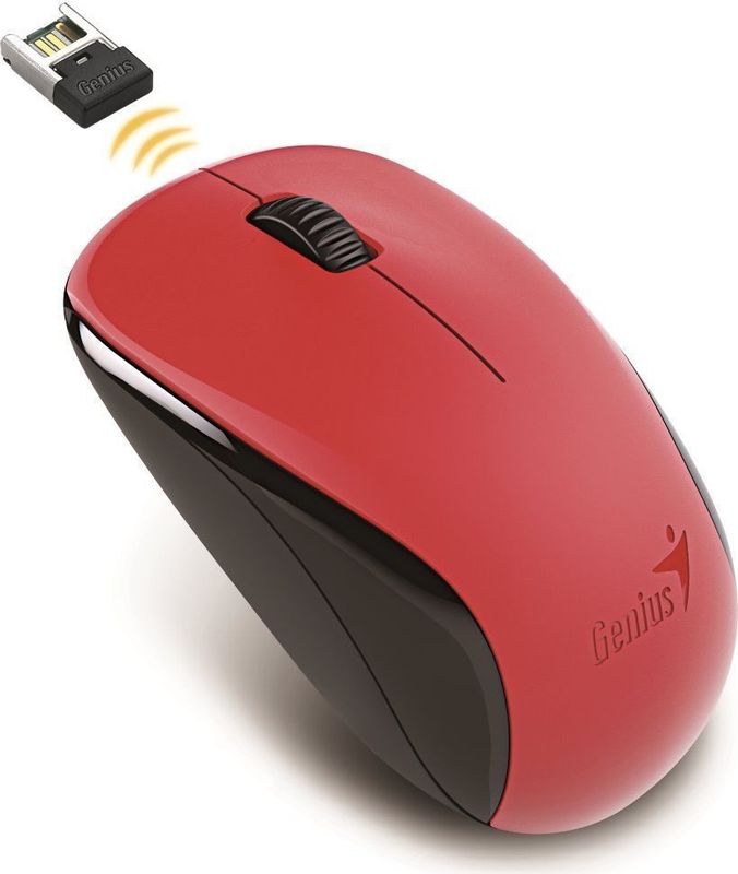 GENIUS - NX-7000 - Muismodel - Rood - Draadloos - Optisch