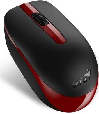 Genius Mouse NX-7007 Draadloze scrollmuis Blauw Oog, Unified Receiver Rood
