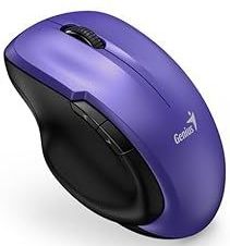 Genius - 8200S - Draadloze Muis - Blauw - Ergonomisch Ontwerp - Paars