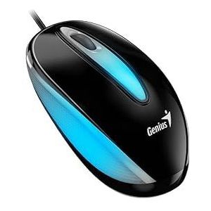 Genius - DX-Mini - Muis - Zwart - Bedraad USB - 1000DPI - RGB Verlichting
