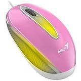 Genius DX-Mini - Optische Bedrade Muis - Roze - RGB Achtergrondverlichting - 1000 dpi
