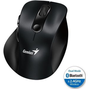 Genius - Ergo 9000S - Draadloze Muis - Zwart - Ergonomisch