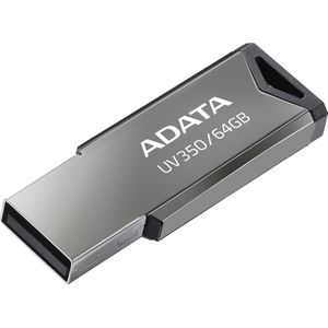 Adata UV350 - USB Stick 64 GB - USB 3.2 - Zwart