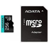 Adata - Premier Pro - Geheugenkaart - Blauw - 256 GB - microSDHC U3 UHS-I