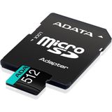 Adata - Premier Pro - Geheugenkaart - Zwart - 512 GB - microSDHC - U3 - UHS-I