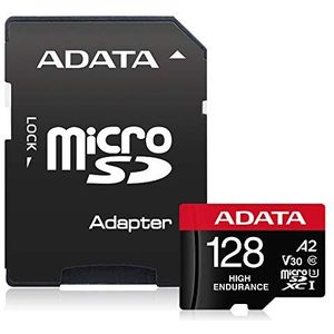 ADATA 128 GB MicroSDXC UHS-I Class  10 Micro SDXC W. adapter  AUSDX128GUI3V30SHA2-RA1, 128 GB, MicroSDXC, Class 10, UHS-I, 100 MB/s, 80 MB/s