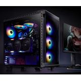 Adata - XPG Battlecruiser - PC-behuizing - Zwart - Metalen Constructie - Gehard Glas