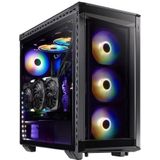 Adata - XPG Battlecruiser - PC-behuizing - Zwart - Metalen Constructie - Gehard Glas