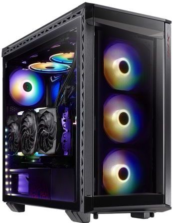 Adata - XPG Battlecruiser - PC-behuizing - Zwart - Metalen Constructie - Gehard Glas