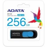Adata UV128 - USB-stick - 256 GB - USB 3.2 Gen 1 (256 GB, USB-A), USB-stick, Zwart, Blauw