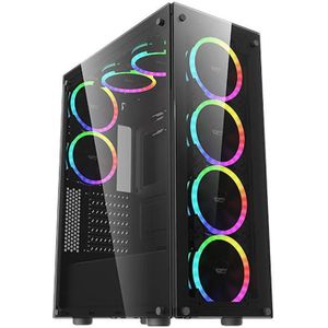 Darkflash - Phantom w 6*argb fan - Computerkast