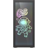 Darkflash - DK210 - Computerkast - Graffiti - ARGB Achtergrondverlichting