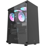 Darkflash - DK100 - PC Behuizing - Zwart - ATX Mid-Tower