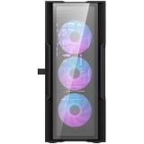 Darkflash - DK431 - Computerbehuizing - Zwart - Glazen - Inclusief 4 Ventilatoren