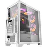 Darkflash - DRX70 - PC Behuizing - Zwart - Mesh - Inclusief 4 RGB Ventilatoren