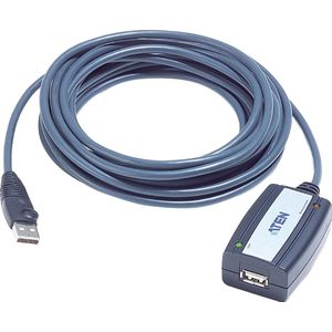 Aten - UE250 - Actieve USB Verlengkabel - 5 Meter - USB2.0 Gecertificeerd