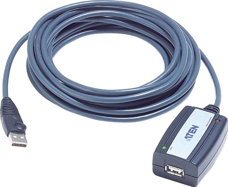 Aten - UE250 - Actieve USB Verlengkabel - 5 Meter - USB2.0 Gecertificeerd