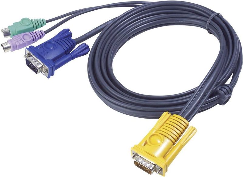 ATEN 3M PS/2 KVM Kabel met 3 in 1 SPHD