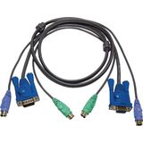 ATEN 2L5003P toetsenbord-video-muis (kvm) kabel 3 m