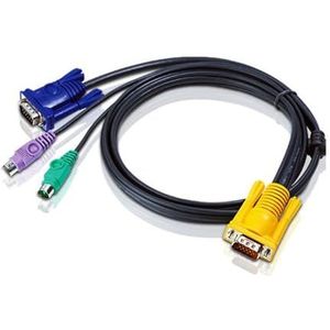 ATEN 6M PS/2 KVM Kabel met 3 in 1 SPHD