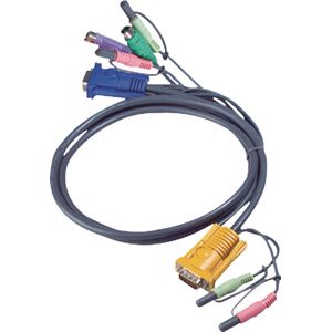 ATEN 5M PS/2 KVM Kabel met 3 in 1 SPHD en Geluid