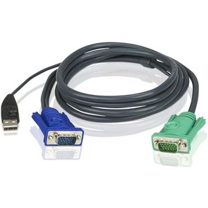ATEN 2L-5202U USB-kabel voor CS1708/CS1716/CS1708, 1,80 m, zwart