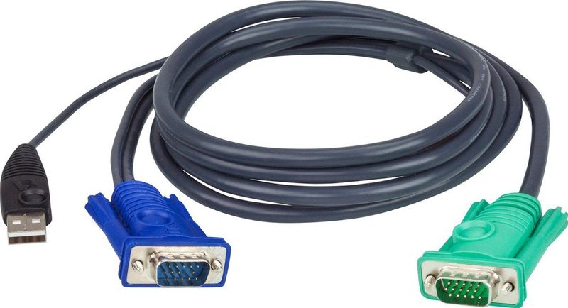 ATEN 5M USB KVM Kabel met 3 in 1 SPHD