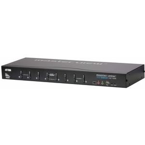 CS1768 - 8-Poorts USB Console DVI KVM Switch - Zwart - Inclusief Kabelsets