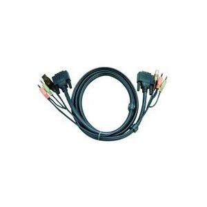 ATEN 5M USB DVI-D Enkelvoudige Link KVM Kabel
