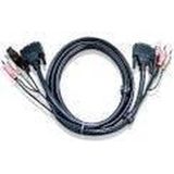 ATEN 3M USB DVI-D Enkelvoudige Link KVM Kabel