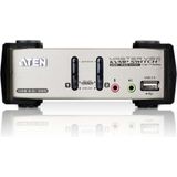 ATEN CS1732B-AT-G KVM-switch Zwart, Metallic