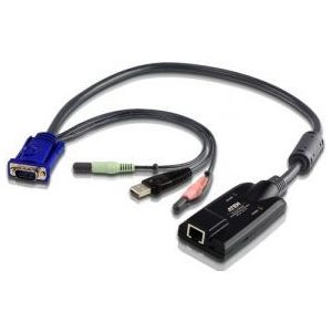 ATEN KA7176 USB VGA Cat5e/6 KVM module VM - zwart KA7176