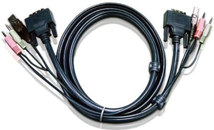 ATEN 1.8M USB DVI-I Enkelvoudige Link KVM Kabel