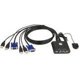 Aten - KVM Switch - 2 Poorts - USB - VGA Interface