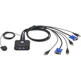 Aten - KVM Switch - 2 Poorts - USB - VGA Interface
