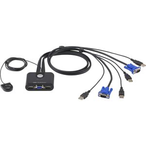 Aten - KVM Switch - 2 Poorts - USB - VGA Interface