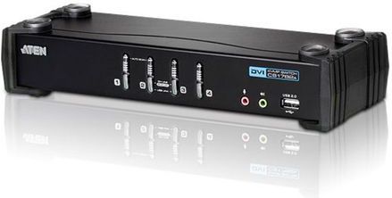 Aten - CS1764A - KVM Switch - DVI - USB - Audio - 4 naar 1