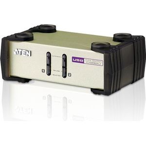 ATEN CS82U KVM Switch VGA, PS/2 + USB, 2-Poorts - grijs CS82U