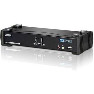 ATEN 2-poorts USB DVI Dubbelvoudige Link/ CH7.1 Geluid KVMP™-schakelaar