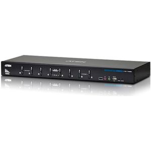 Aten - CS1788 - KVM-/Audio-/USB-switch - Zwart - 8 Poorten
