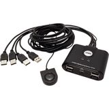 Aten US424 Computer Data Switch - 4 Apparaten - 4 PC's