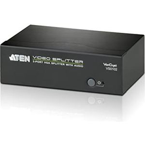 Aten VS0102 2-Poorts VGA Splitter met RS232 en Audio