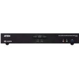 Aten - CS1842 - KVM Schakelaars - Zwart - HDMI 2.0 - 4K DCI Ondersteuning