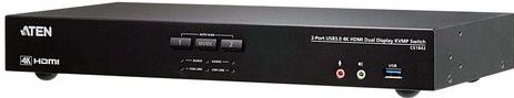 Aten - CS1842 - KVM Schakelaars - Zwart - HDMI 2.0 - 4K DCI Ondersteuning